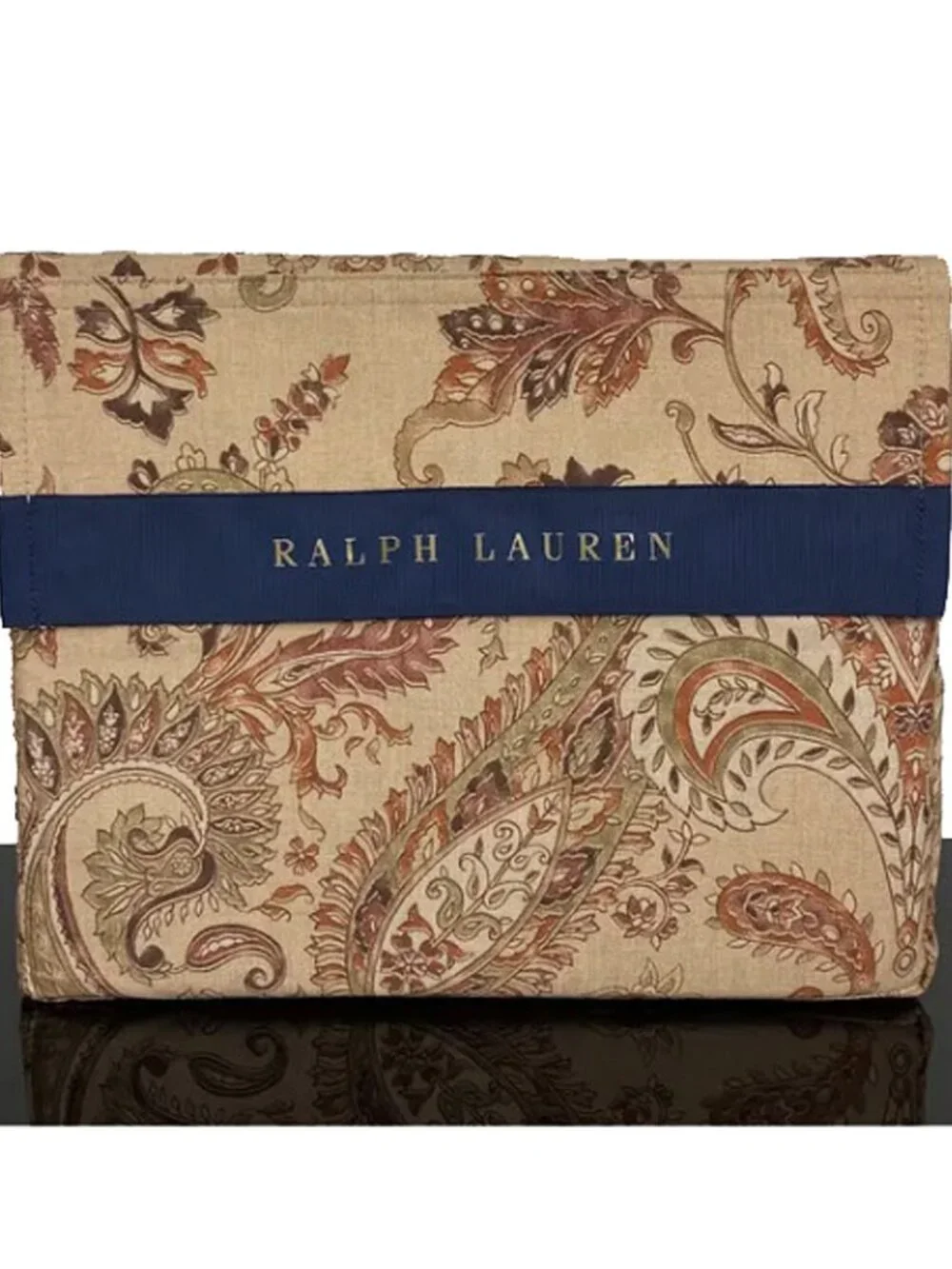 NEW $400 Ralph Lauren Andersen Duvet Cover! Queen Beautiful Paisley